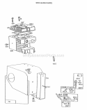 Sno-Gard Fuel Primer Assy Diagram and Parts List for  Briggs and Stratton Engine
